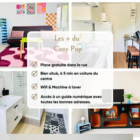 Apartman Cosy Pop - Proche Centre - Lave Linge & Wifi Troyes